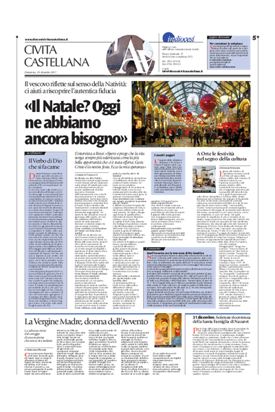 Avvenire - pagina diocesana del 24/12/2017